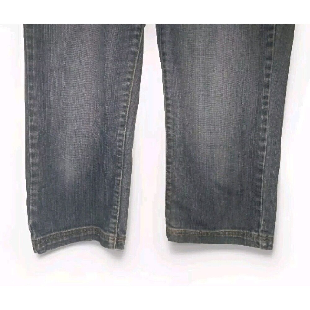 Levi's Denim Jeans Denizen Womens Size 4 Blue Capri Dark Wash Stretch Mid Rise - Picture 3 of 14